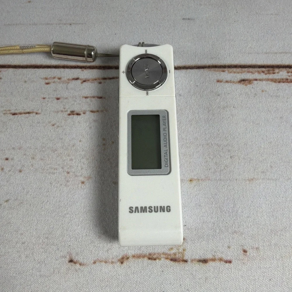 Samsung Yepp YP-U1 White Portable Media Player Fold-Out USB Tested